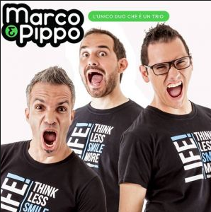 Lo spettacolo “WWW Mi Paeso!!”: MARCO E PIPPO con i ragazzi della Scuola Media Goldoni
